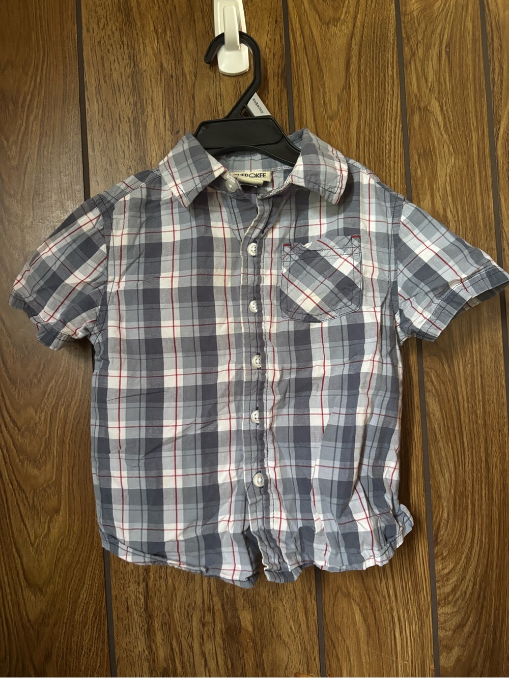Cherokee Plaid Button-Up Shirt | Toddler Boys 2T